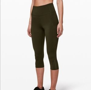 EUC fast and frees, 19", dark olive